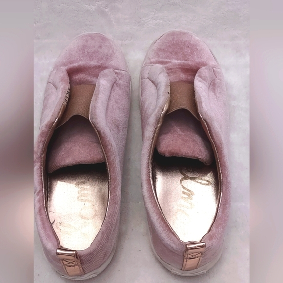 Sam Edelman Slip On‎ Sneakers Casual Velvet Shoes Comfort Loafers Sz 5 - Picture 7 of 10